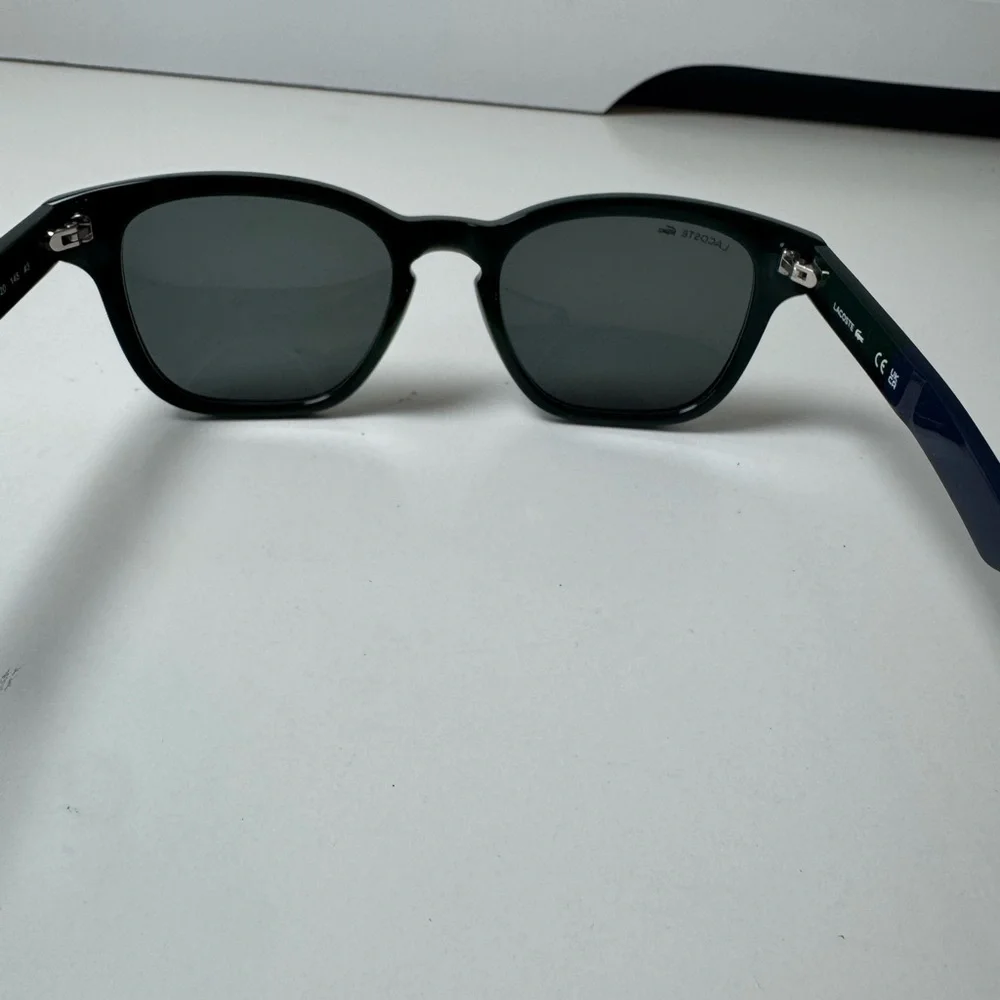 Lacoste Men’s 52mm Color Block Square Dark Green Sunglasses